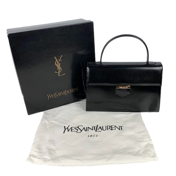 YSL Vintage Leather Satchel - Picture 2 of 16